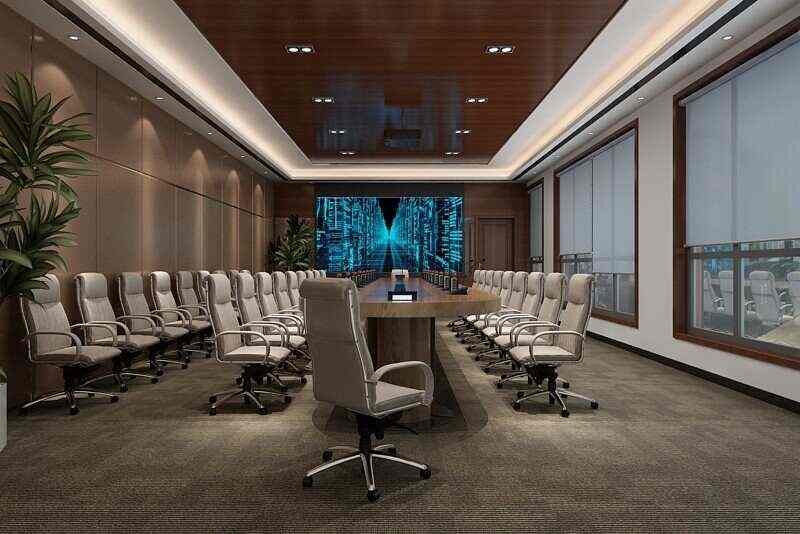 大公司會議室設計效果圖大全