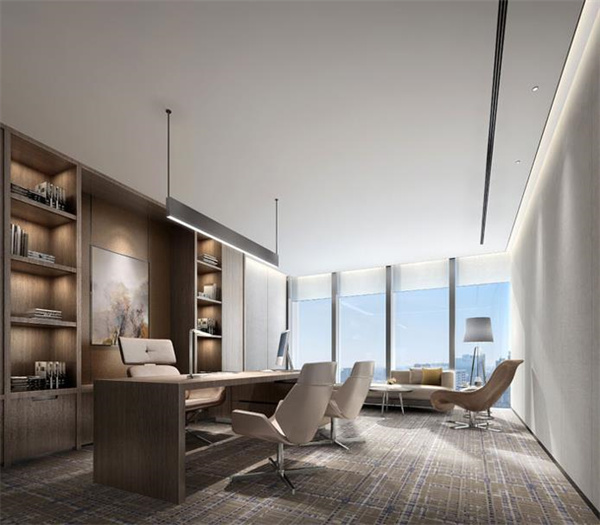 地產(chǎn)公司董事長辦公室設計案例欣賞